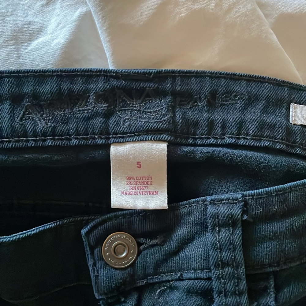 Arizona Juniors Super Skinny Black Jeans Size 5 (Juniors) - Picture 3 of 4